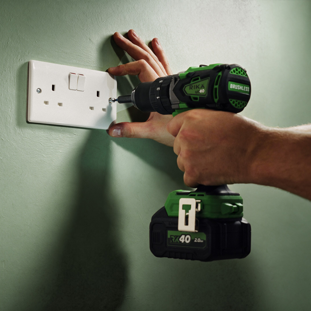 Rikä RK40 40V Cordless Compact Combi Drill | 79Nm | Brushless Motor | Body Only